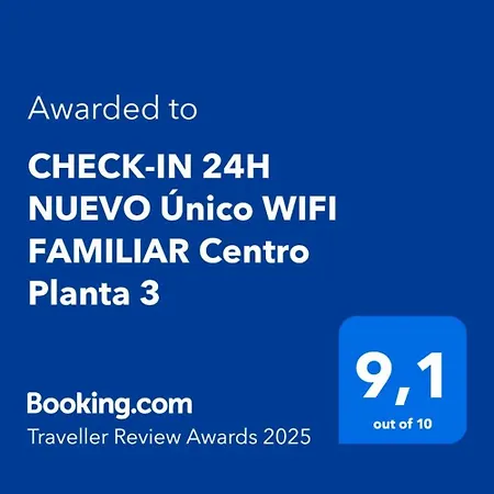 Check-in 24h Nuevo Unico Wifi Familiar Centro Planta 3 Saragoça