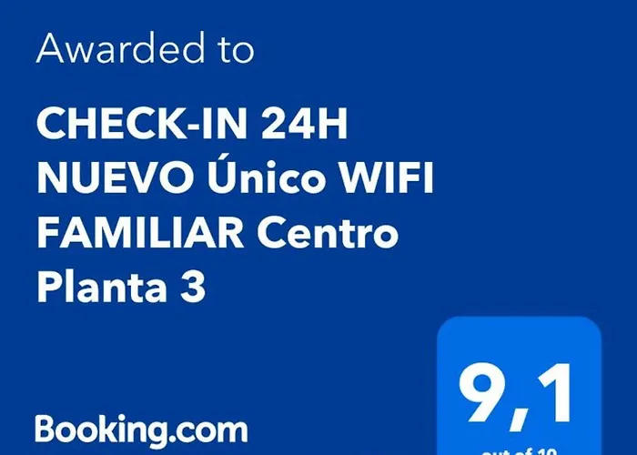 Check-in 24h Nuevo Unico Wifi Familiar Centro Planta 3 Saragozza
